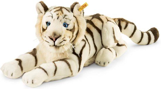 Steiff Bharat de witte tijger 43 cm liggend