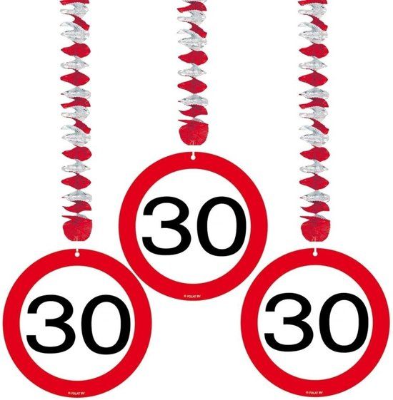Folat 6 x Rotorspiralen 30 jaar verkeersborden