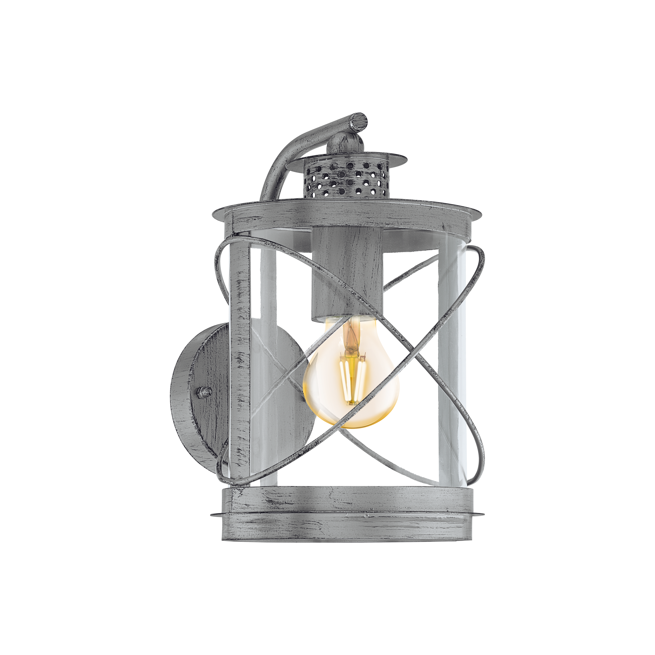 EGLO HILBURN 1 - Buitenlamp - E27 - Zink staal, kunststof