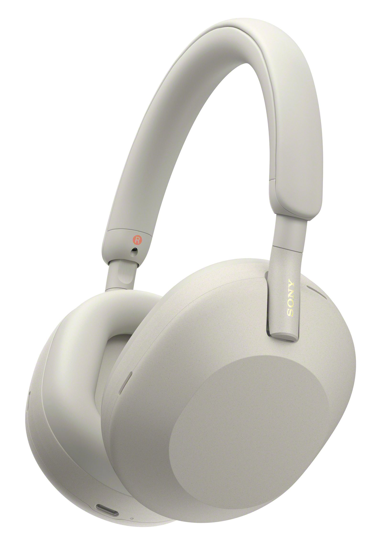 Sony WH-1000XM5 Noise Cancelling Headphones - Silver/White