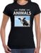 Bellatio Decorations Shoppartners Bv Dieren foto t-shirt Koe - zwart - dames - farm animals - cadeau shirt Koeien liefhebber L