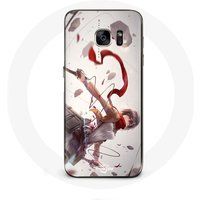 Maniacase Hoesje voor Samsung Galaxy S7 Mikasa Ackerman aanval van de Titanen Manga