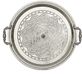 Home Deco Factory Marrakech dienblad - Metaal - Rond - D42cm - Zilver