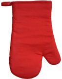 Fackelmann Aluminium Keukenhandschoen 19 cm Rood|Grijs Katoen