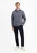 No Excess Wolblend trui met hoge ritskraag - Heren - XL - Washed Blue