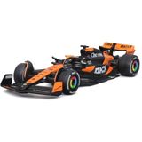 Bburago - Mclaren MCL38 Oscar Piastri #81 2024 - Realistische modelauto op schaal 1:43