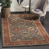 Safavieh Traditioneel 3' x 5' Marineblauw/Rood