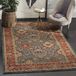 Safavieh Traditioneel 3' x 5' Marineblauw/Rood