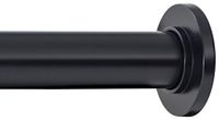 Ivilon Spanningsgordijnroede, veerspanstang voor kleine ramen of douche, 46 tot 61 cm, zwart