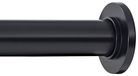 Ivilon Spanningsgordijnroede, veerspanstang voor kleine ramen of douche, 46 tot 61 cm, zwart