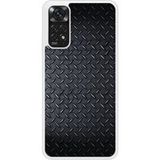 Redmi Bedrukt siliconen hoesje compatibel met Redmi Note 11 4G Texture metal