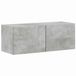 vidaXL TV-wandkast 2 stuks beton 60 x 31 x 29,5 cm technisch hout