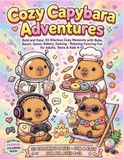 Cozy Capybara Adventures Coloring Book