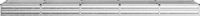 VidaXL Lit de jardin surélevé galvanisé argent 400 x 80 x 24 cm acier