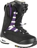 Nitro Dames Snowboards Bianca TLS '21 Premium All Mountain Freeride Freestyle snelsluitsysteem boot snowboardboot, zwart-paars
