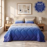 Sleep comfy Nova Bedtextile BV Sleep Comfy - Gradient Zomer Dekbed - 140x200 cm - Blauw - met 1 Kussensloop 60x70 cm