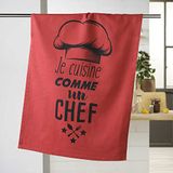 Douceur d'Intérieur Torchon, rood, 50 x 70 cm