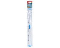 Keyroad Aluminium Liniaal 40cm met Potloodhoudertje - Blister