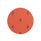Questo Casa Ronde digitaal bedrukte muismat, antislip onderkant, voor kantoor en thuis, diameter: 22 cm