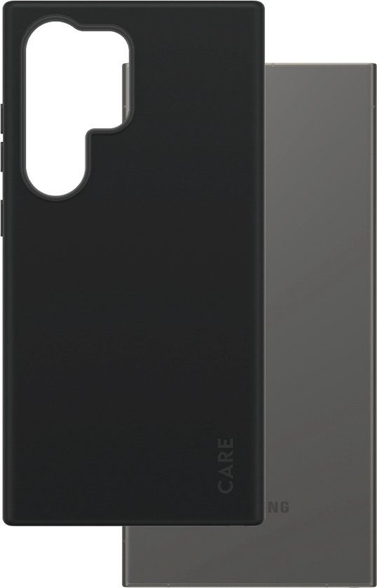 PanzerGlass Fashion QI Case - Hoesje voor Samsung Galaxy S24 Ultra - Zwart