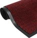 vidaXL Deurmat getuft 60x150 cm rood
