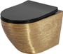 Rea - Hangende Toiletpot - Carlo Mini Tornado - Zwart - 49X37X36cm