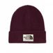 The North Face TNF Logo Box Cuffed Beanie Bordeaux