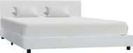 Maison Exclusive - Cadre de lit sans matelas blanc similicuir 160x200 cm