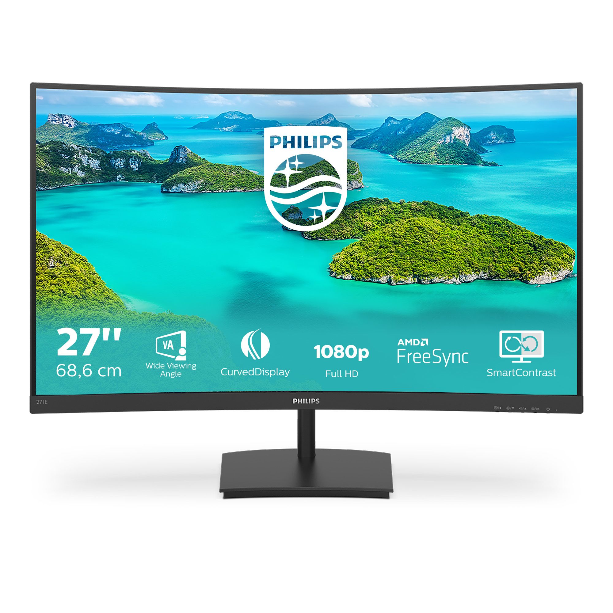 Philips 271E1SCA - 27 inch Full HD Curved Monitor
