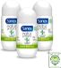 Sanex 3 x Deodorant Roll-on Bamboo Fresh, effektiv - 50 ml - Großpackung - 3 Stück