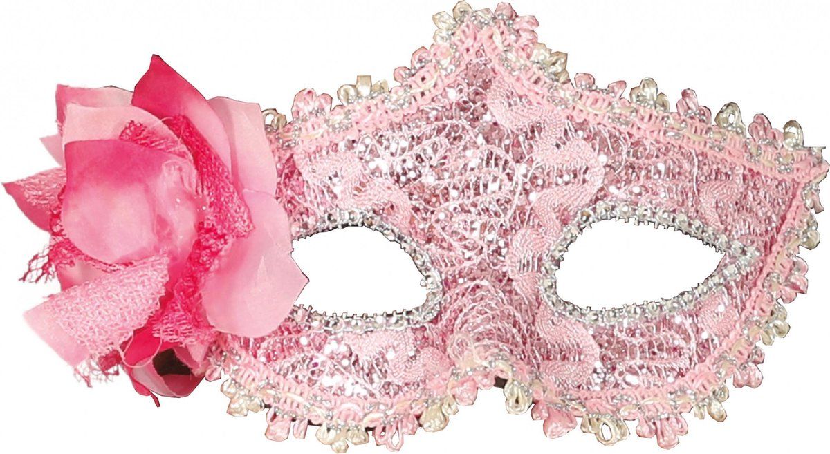 Fiestas Guirca Masker Flower Dames Roze One-size
