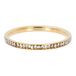 iXXXi Vulring Zirkonia Crystal goudkleurig 2mm - maat 19