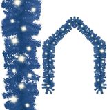 vidaXL Kerstslinger met LED-lampjes - 10 m - Blauw
