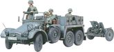 TAMIYA 300035259-1:35 WWII Duitse Krupp Protze met PAK (4), 37 mm, grijs