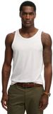 Superdry Essential Logo Unbrushed Mouwloos T-shirt Wit XL Man