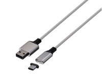 Konix USB-kabel 3 m USB A naar USB C Wit