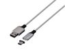 Konix USB-kabel 3 m USB A naar USB C Wit