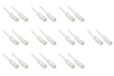 LINK LK6AU010W10 - netwerkkabel categorie 6a onafgeschermd utp awg24 kleur wit halogeenvrij mt 1 verpakking van 10 stuks