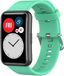 Strap-it Huawei Watch Fit siliconen bandje - aqua
