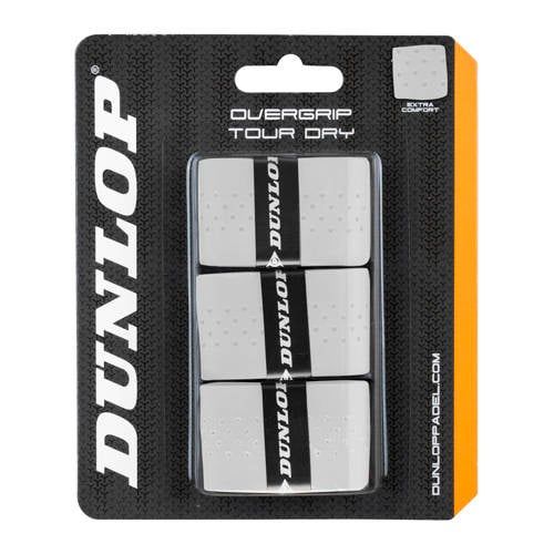 Dunlop Tour Dry Overgrip 3 st. - wit