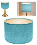 Omgoods - Abat-jour en lin fait main pour lampe de table et suspension, diamètre 30 cm