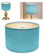 Omgoods - Abat-jour en lin fait main pour lampe de table et suspension, diamètre 30 cm