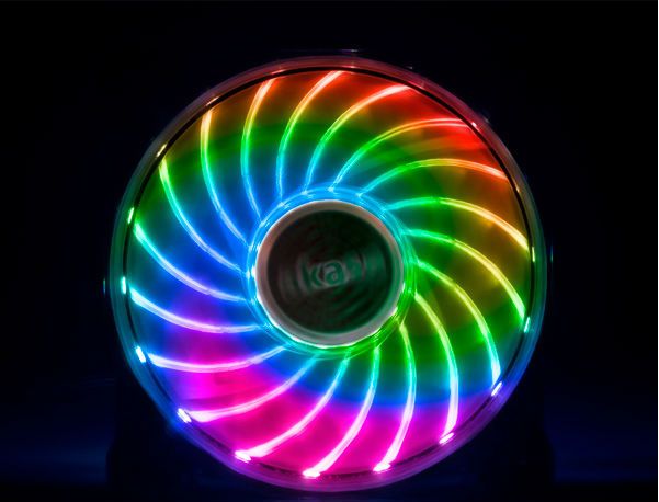 Akasa Vegas X7 - 120mm RGB LED Fan