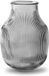 Jodeco Vase - fumé gris/transparent verre - H22 x D15.8/11.3 cm