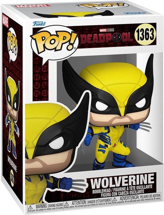 Pop Marvel: Deadpool 3 - Wolverine Funko Pop #1363