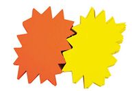 APLI 100397 Flitsborden 160 x 120 mm Geel en Fluorescerend Oranje 50 u.