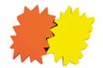 APLI 100397 Flitsborden 160 x 120 mm Geel en Fluorescerend Oranje 50 u.