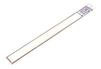 TAMIYA 70131 - vierkant profiel 5 x 5 mm, 6 stuks, kunststof, 400 mm, wit