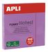 APLI Grappige notities, 75 x 75 cm, violet
