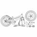 vidaXL Vélo enfant 24 pouce 6 vitesses vert